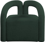 Otto Contemporary Accent Chair with Curved Back, Stylish Design, and Comfortable Seating Experience
