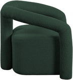 Otto Contemporary Accent Chair with Curved Back, Stylish Design, and Comfortable Seating Experience