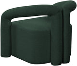 Otto Contemporary Accent Chair with Curved Back, Stylish Design, and Comfortable Seating Experience