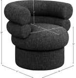 Valentina Accent Swivel Chair - Modern Comfort & Style with Channel Tufting for Any Room Decor