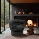 Valentina Accent Swivel Chair - Modern Comfort & Style with Channel Tufting for Any Room Decor