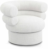 Valentina Accent Swivel Chair - Modern Comfort & Style with Channel Tufting for Any Room Decor