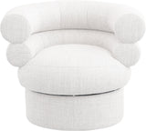 Valentina Accent Swivel Chair - Modern Comfort & Style with Channel Tufting for Any Room Decor