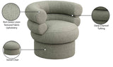 Valentina Accent Swivel Chair - Modern Comfort & Style with Channel Tufting for Any Room Decor