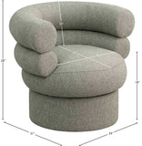 Valentina Accent Swivel Chair - Modern Comfort & Style with Channel Tufting for Any Room Decor