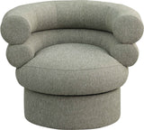 Valentina Accent Swivel Chair - Modern Comfort & Style with Channel Tufting for Any Room Decor