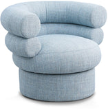 Valentina Accent Swivel Chair - Modern Comfort & Style with Channel Tufting for Any Room Decor