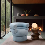 Valentina Accent Swivel Chair - Modern Comfort & Style with Channel Tufting for Any Room Decor