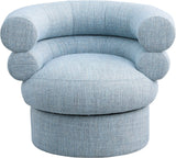 Valentina Accent Swivel Chair - Modern Comfort & Style with Channel Tufting for Any Room Decor