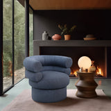 Valentina Accent Swivel Chair - Modern Comfort & Style with Channel Tufting for Any Room Decor