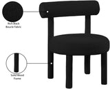 Parlor Contemporary Accent Chair with Solid Wood Frame and Chic Modern Design for Stylish Living Spaces