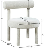 Parlor Contemporary Accent Chair with Solid Wood Frame and Chic Modern Design for Stylish Living Spaces
