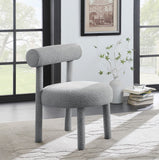 Parlor Contemporary Accent Chair with Solid Wood Frame and Chic Modern Design for Stylish Living Spaces