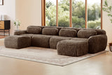 MELLOW 149" 4-Seater Sofa with 2 Ottomans
