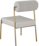 Carly Contemporary Dining Chair Set of 2 - Stylish Iron Frame with Soft Seating for Modern Homes