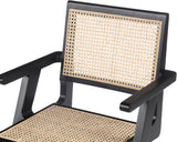 Preston Natural Cane Mid-Century Dining Arm Chair Set - Stylish Comfort for Every Dining Space