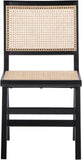 Preston Mid-Century Dining Side Chair Set - Stylish Cane Back Design for Elegant Dining Spaces