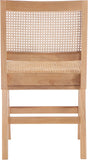 Preston Mid-Century Dining Side Chair Set - Stylish Cane Back Design for Elegant Dining Spaces