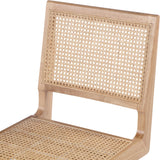 Preston Mid-Century Dining Side Chair Set - Stylish Cane Back Design for Elegant Dining Spaces