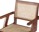 Preston Natural Cane Mid-Century Dining Arm Chair Set - Stylish Comfort for Every Dining Space