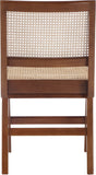 Preston Mid-Century Dining Side Chair Set - Stylish Cane Back Design for Elegant Dining Spaces