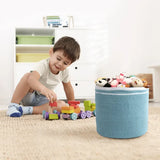 Cotton Rope Basket Set of 3, 11x11x11 inch, Blue (4 Units)