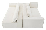 NOUVA 130" Chenille 6-Seater sofa