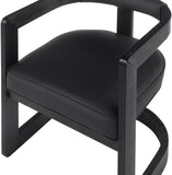 Manchester Faux Leather Dining Chair - Bold Contemporary Design with Comfort and Style for Any Space