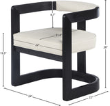 Manchester Faux Leather Dining Chair - Bold Contemporary Design with Comfort and Style for Any Space