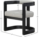 Manchester Faux Leather Dining Chair - Bold Contemporary Design with Comfort and Style for Any Space