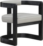 Manchester Faux Leather Dining Chair - Bold Contemporary Design with Comfort and Style for Any Space