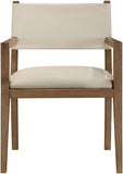 Avon - Vegan Leather Dining Arm Chair