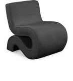 Desiree Contemporary Accent Chair with Soft Boucle Fabric for Stylish Living Room or Bedroom Decor