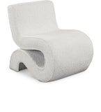 Desiree Contemporary Accent Chair with Soft Boucle Fabric for Stylish Living Room or Bedroom Decor