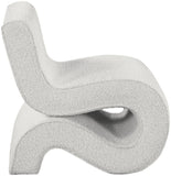 Desiree Contemporary Accent Chair with Soft Boucle Fabric for Stylish Living Room or Bedroom Decor