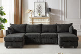 HARLOW 114" Corduroy Sofa w/ Storage