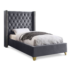 Barolo Velvet Twin Bed