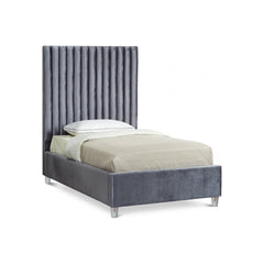 Candace Velvet Twin Bed