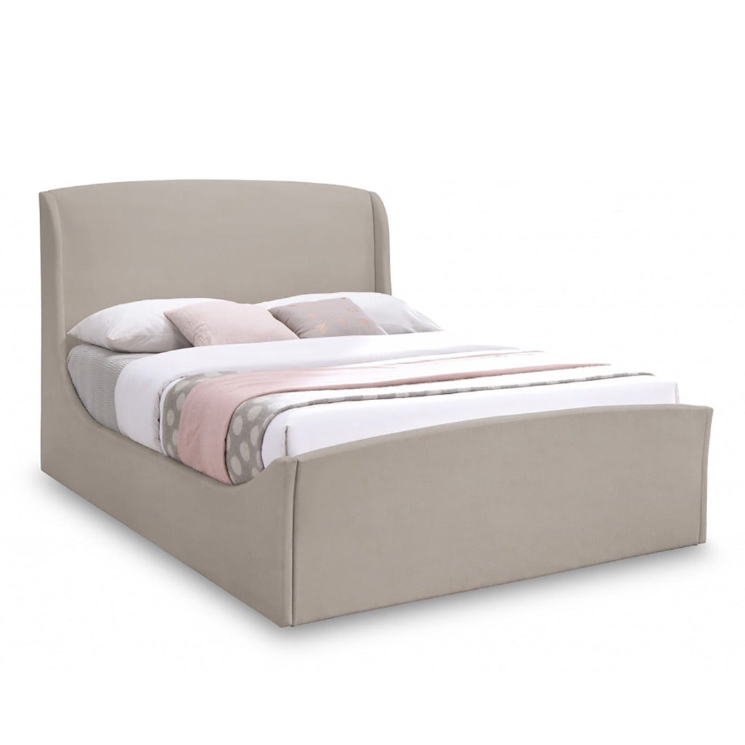 Tess Velvet King Bed