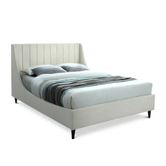 Eva Velvet Queen Bed