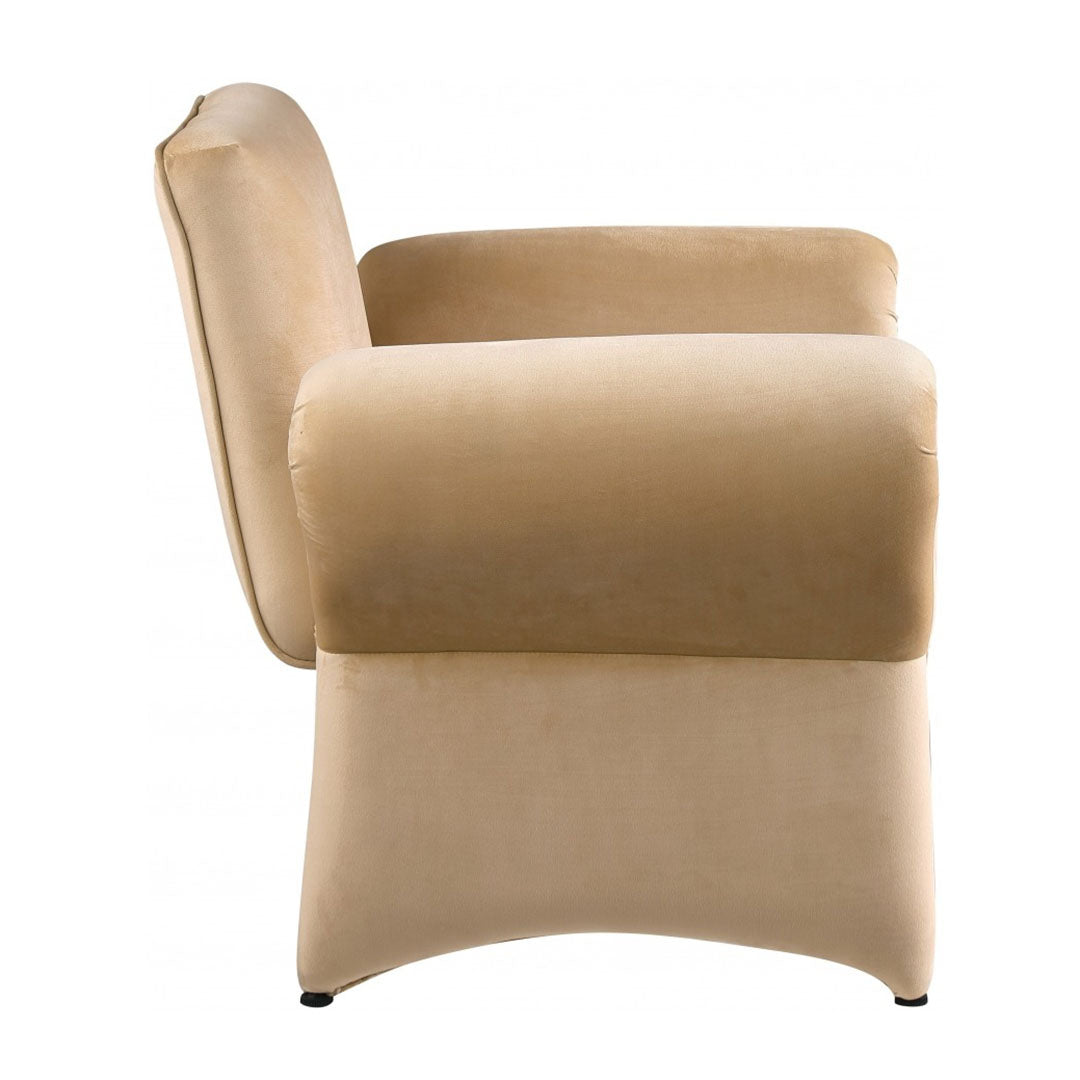 Fleurette Velvet Accent Chair