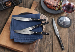 TC Series 4-Piece Steak Knife Set, Forged Swedish 14C28N Steel, 1021066