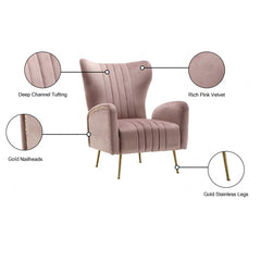 Opera Velvet Accent Chair