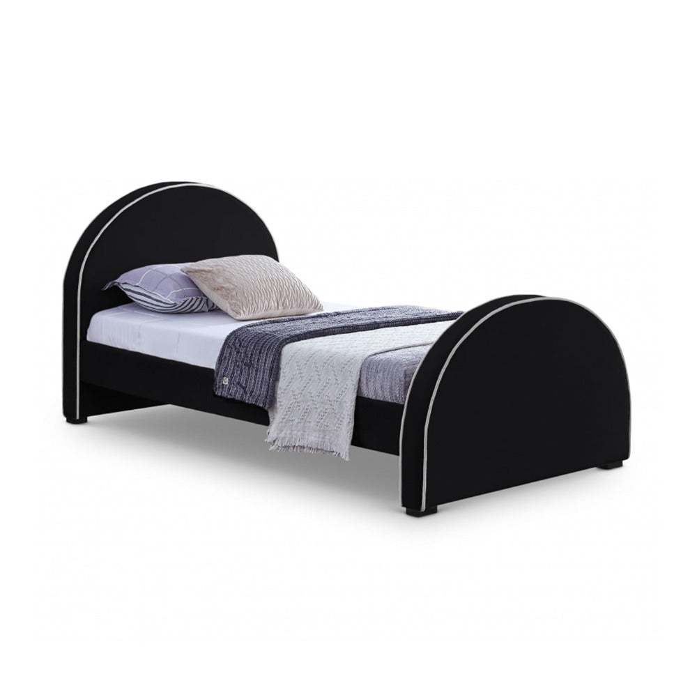 Brody Velvet Twin Bed