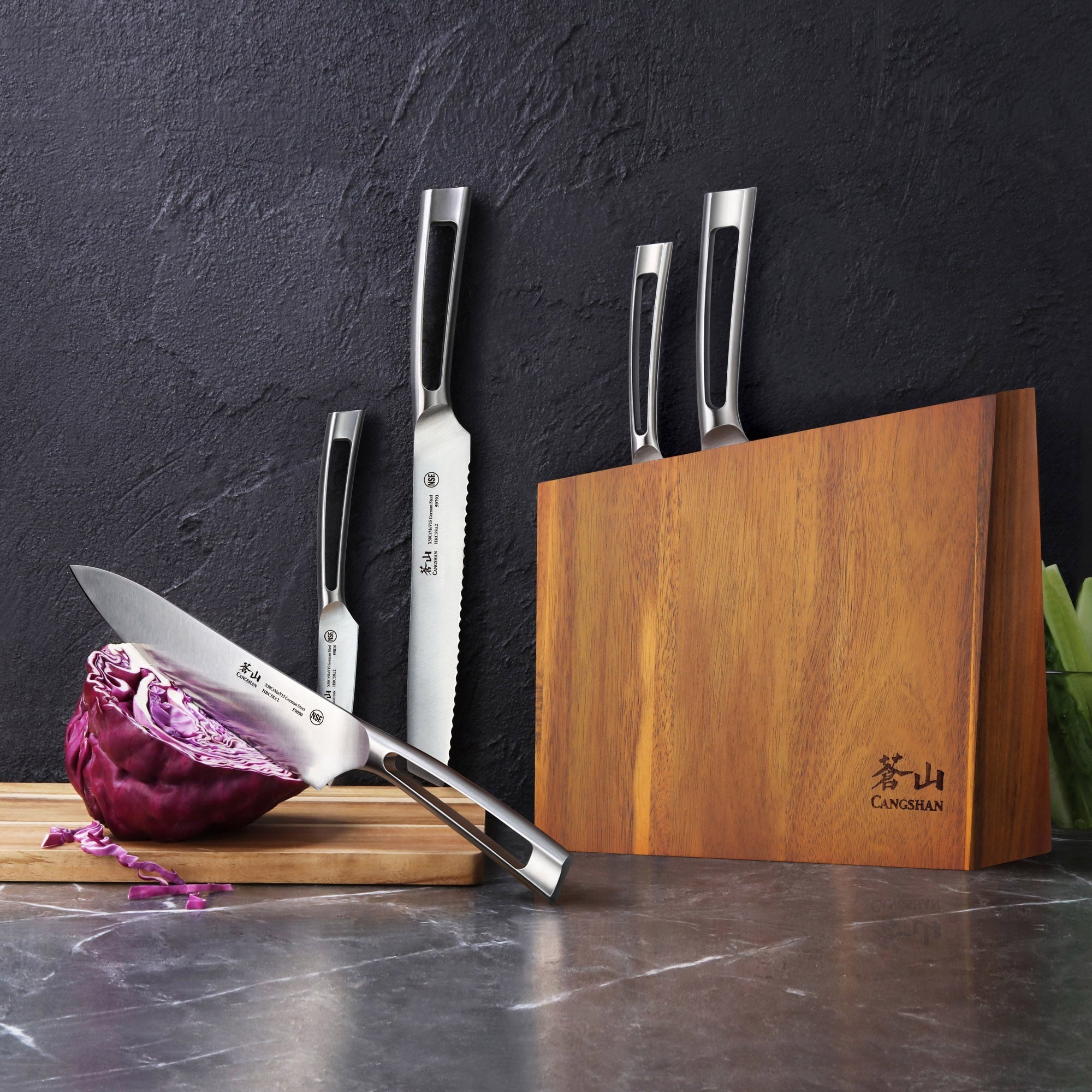 N1 Series 6-Piece Knife Block Set, Forged German Steel, Oprah's Favorite Things 2017, 59205