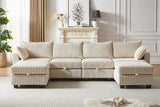 HARLOW 114" Corduroy Sofa w/ Storage