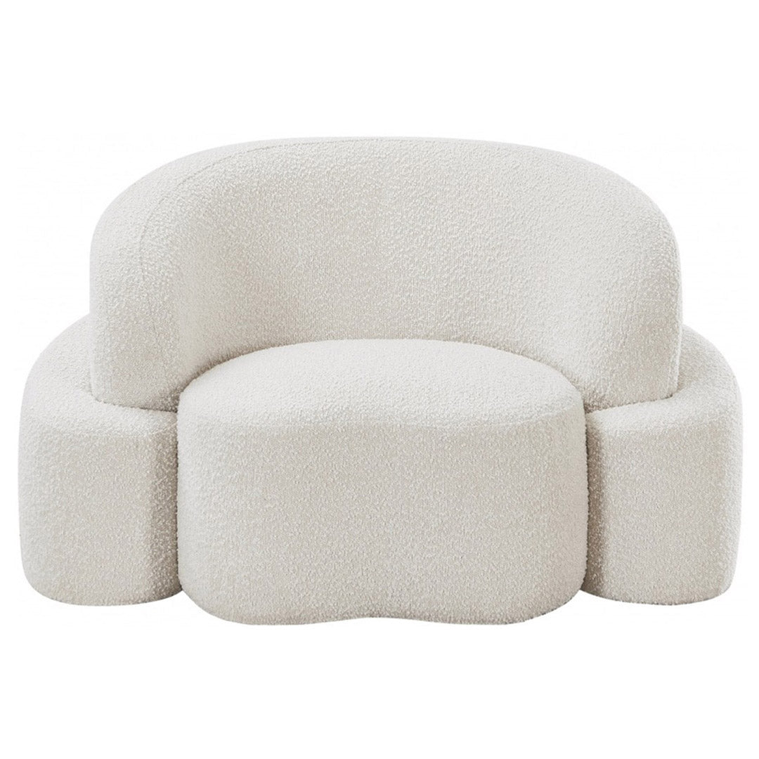 Principessa Boucle Fabric Living Room Chair