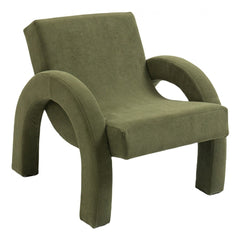 Corduroy Fabric Accent Chair