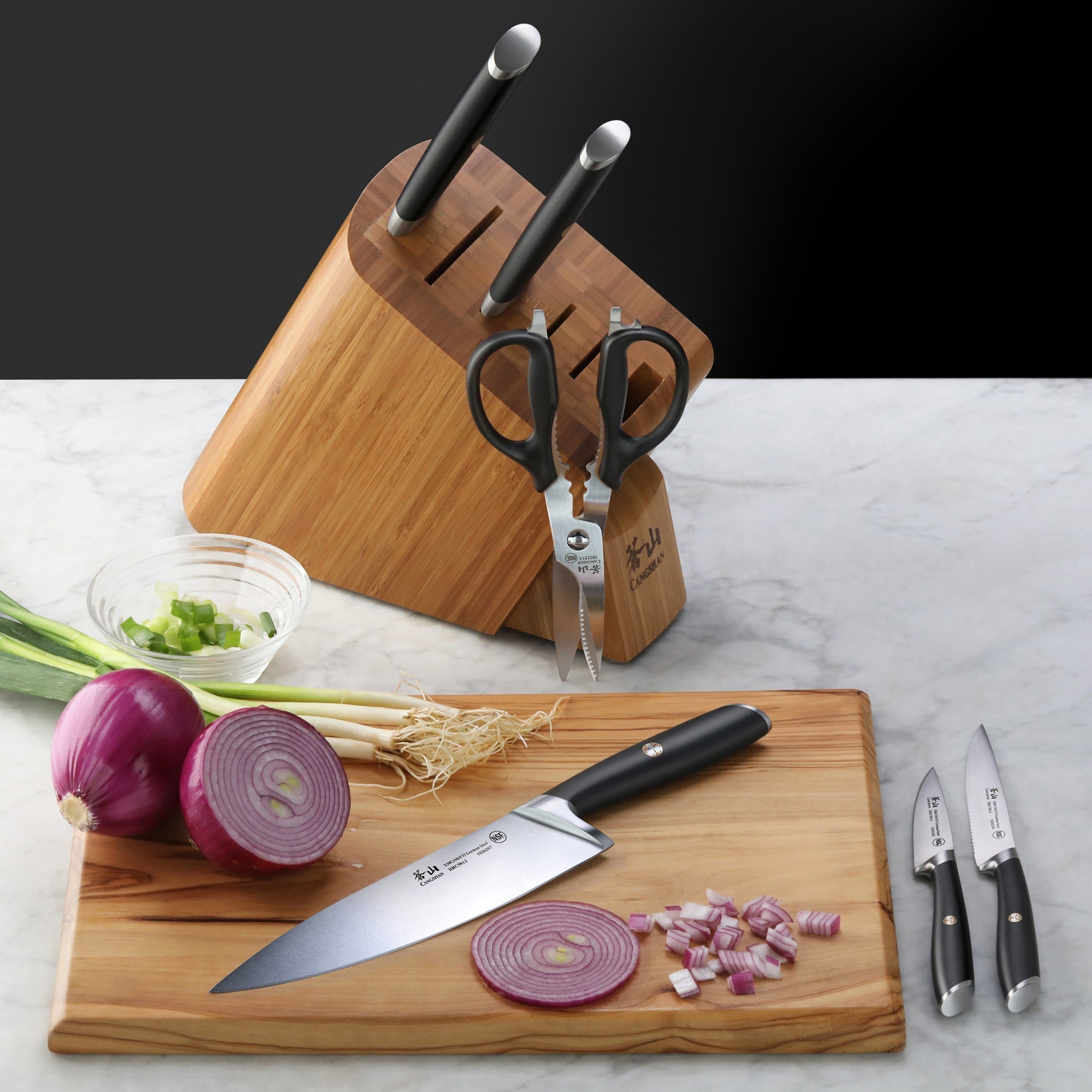 L Series 7-Piece Knife Block Set, Forged German Steel, 1026603