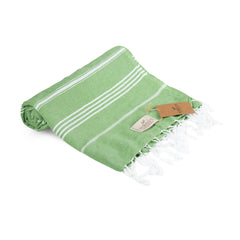 YURTLU’S Minimalist Series Premium Turkish Towel – Green